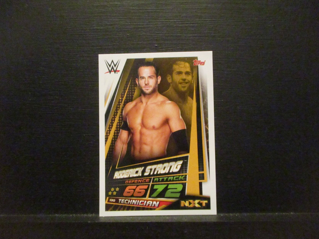 Roderick Strong - NXT Slam Attax Universe Original Trading Card #130