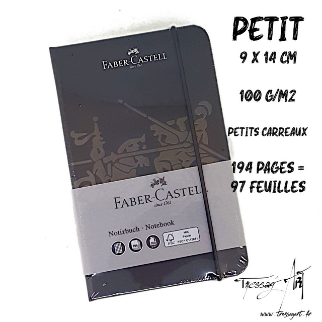 FABER CASTELL - CARNET DE NOTES NOTEBOOK 9x14 CM - FB102000