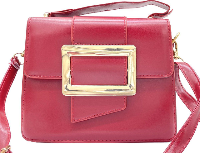 Tas Dames - PU Kunstleer - 18x15x5 cm - Rood