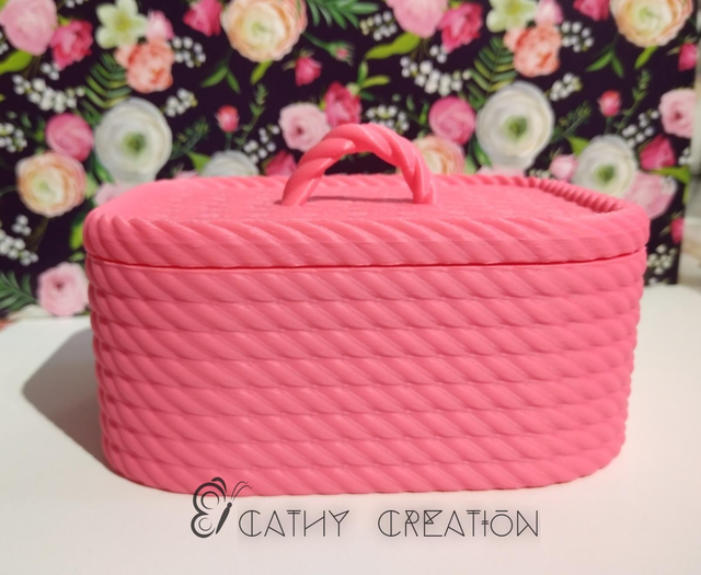 Boite façon panier 12x6 cm en impression 3D 