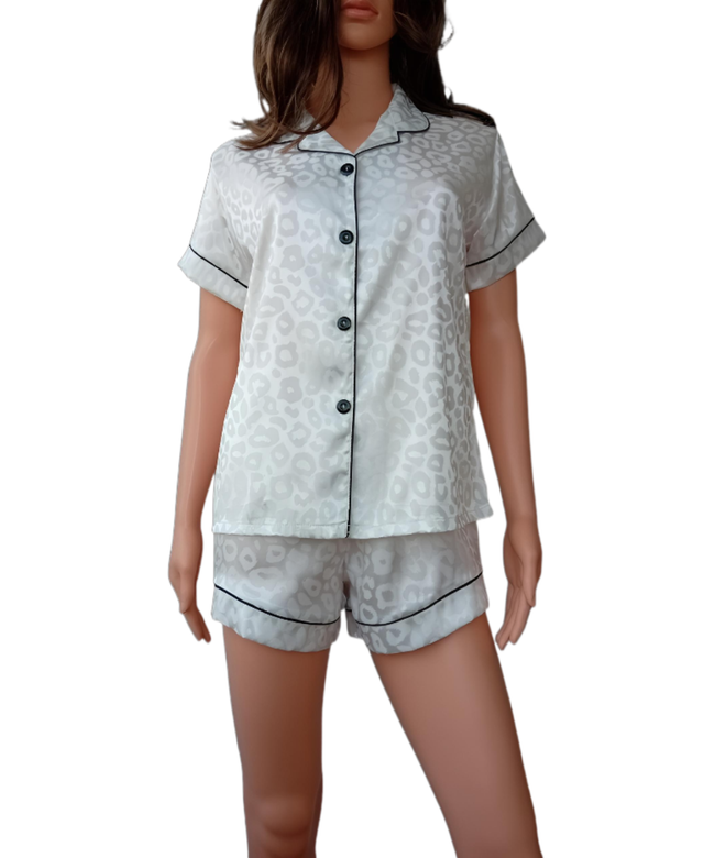 Pyjama satin ensemble Short/Chemise