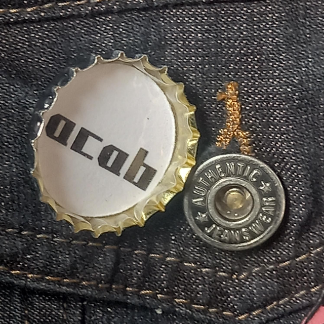 ACAB Bottle Cap Pin