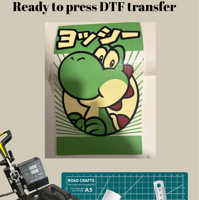 Yoshi Chinese DTF transfer print