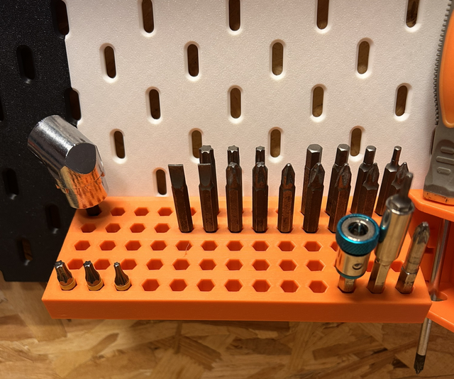 M0076 Hex Bit Holder For IKEA Skadis