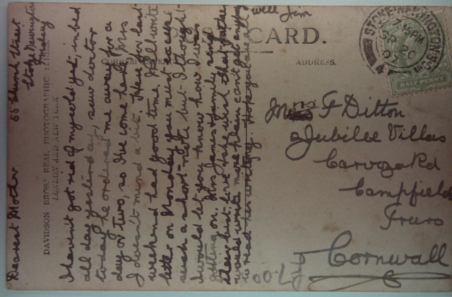 Cheapside Looking East, London, Posted 1907  Davidson Brothers Postcard Our Ref A241