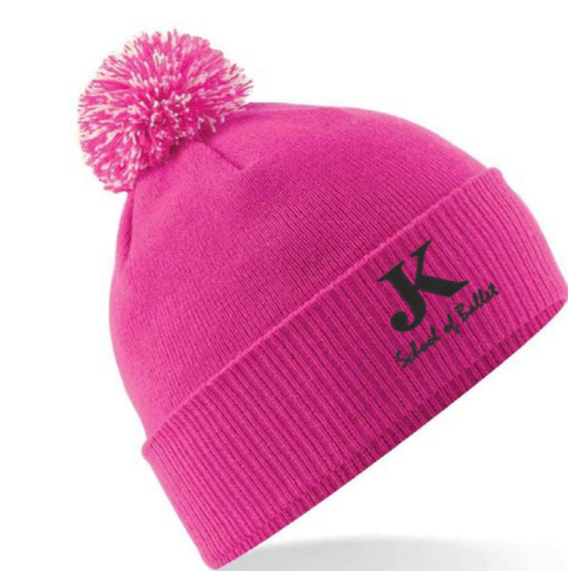 Ballet Pink Pom Hat 