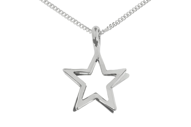 Tianguis Jackson Silver Open Star Necklace