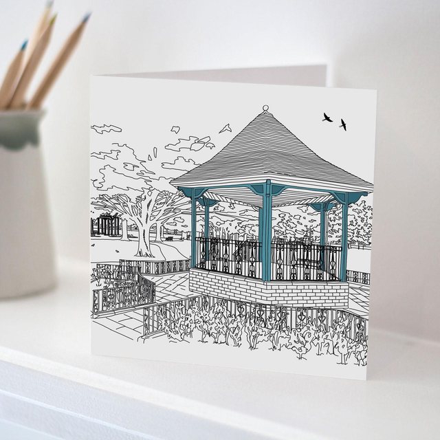 Cards (landmarks) – Bandstand, Page Park, Staple Hill, Bristol