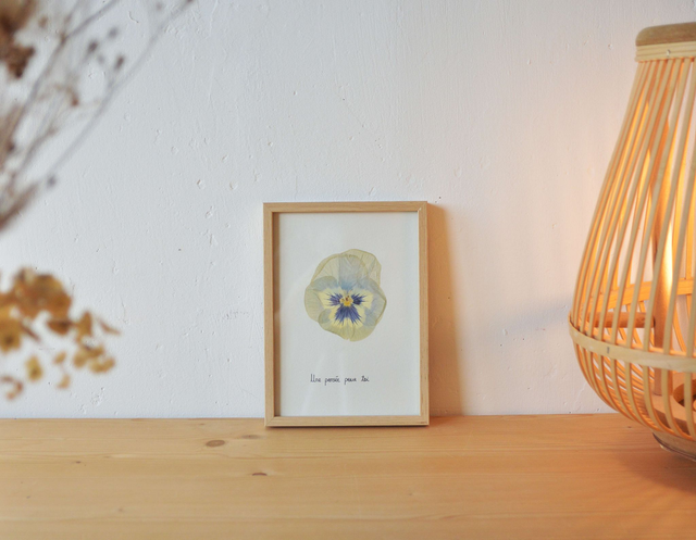 Tableau 13*18 cm - Petit herbier citation