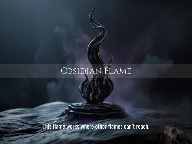 Obsidian Flame - Same Day Delivery 