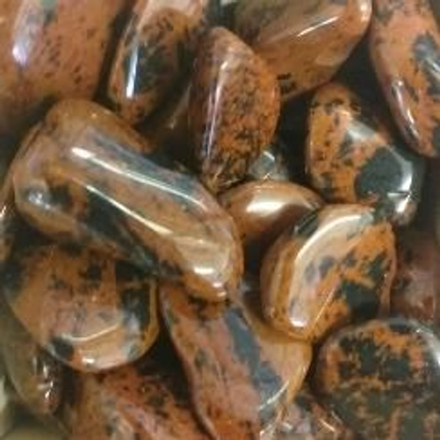 obsidienne acajou (pierre roulée) 