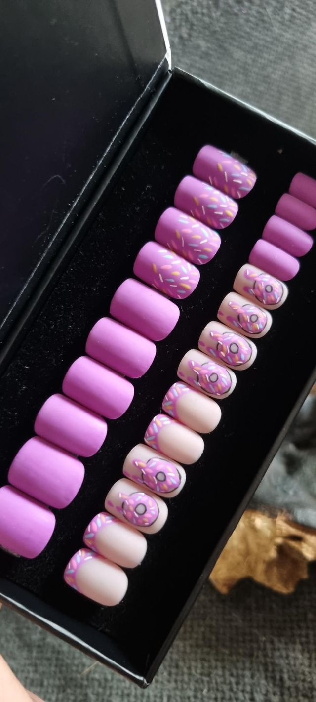 Purple donuts carré S