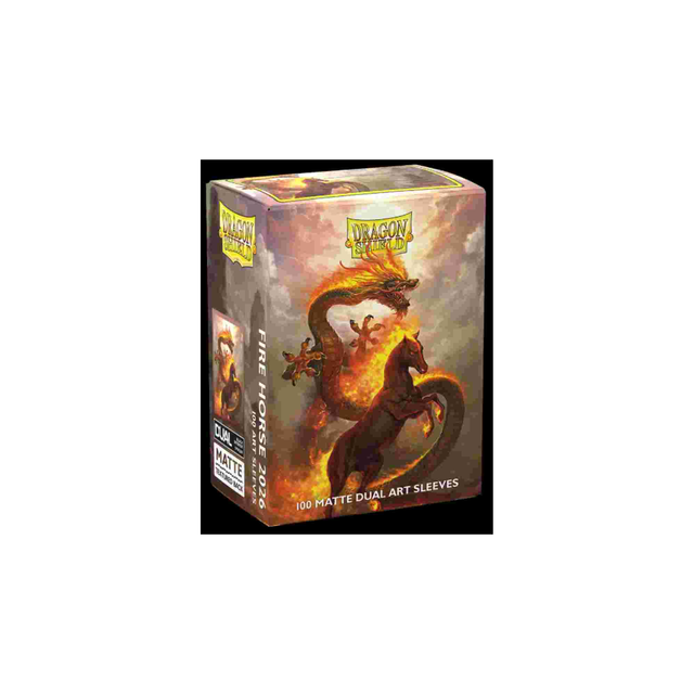 Dragon Shield "Fire Horse" 100 Art Sleeves Dual Matte 