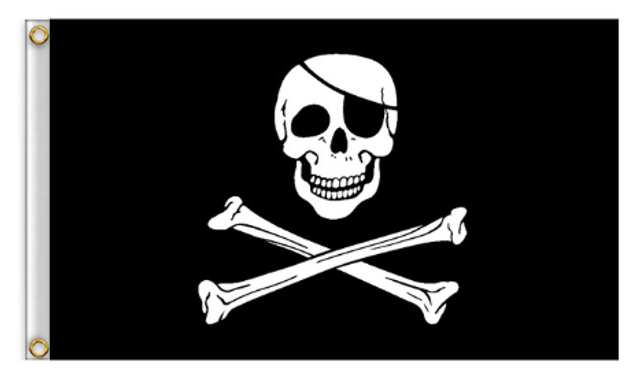 Drapeau Pirate Cache Oeil