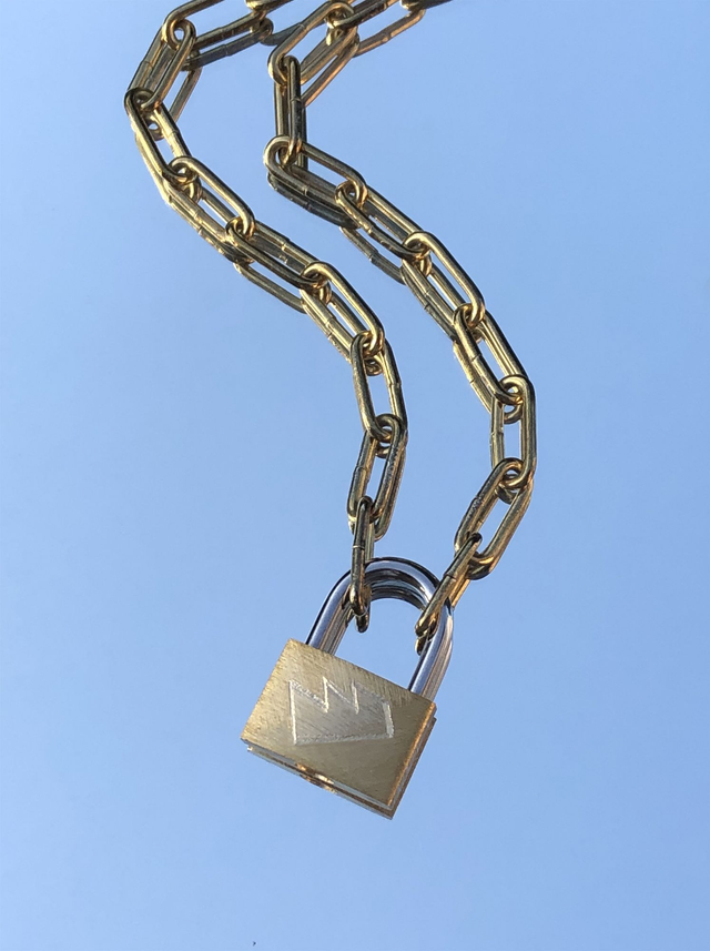 Dents de Scie® Collier DDS Padlock