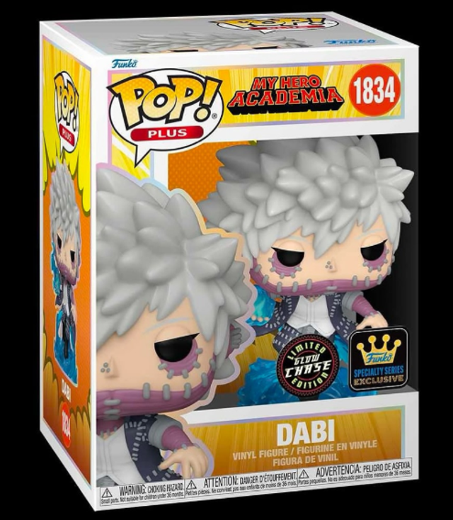Funko - MY HERO ACADEMIA - POP Funko 1834 - Dabi GLOW IN THE DARK Chase