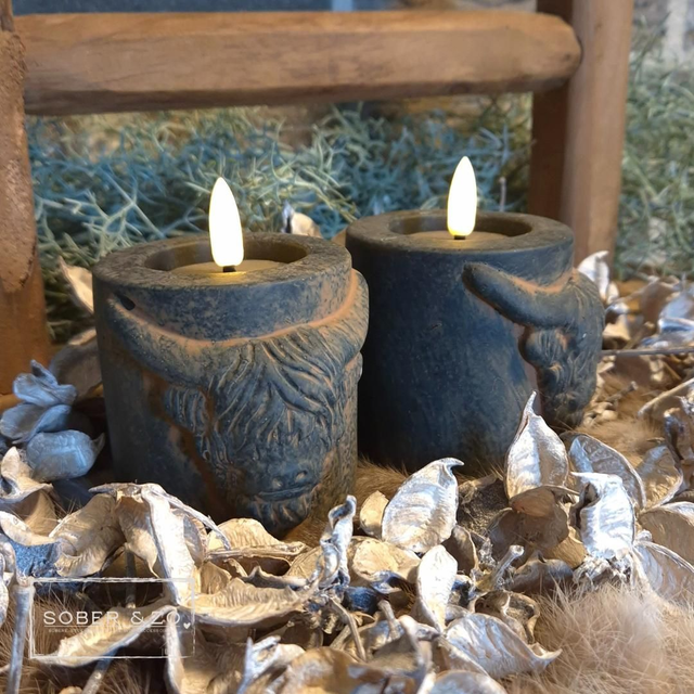 Waxinelichthouder Hooglander