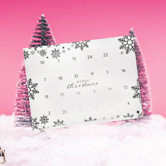 ADVENT CALENDAR 24 DAY WHITE
