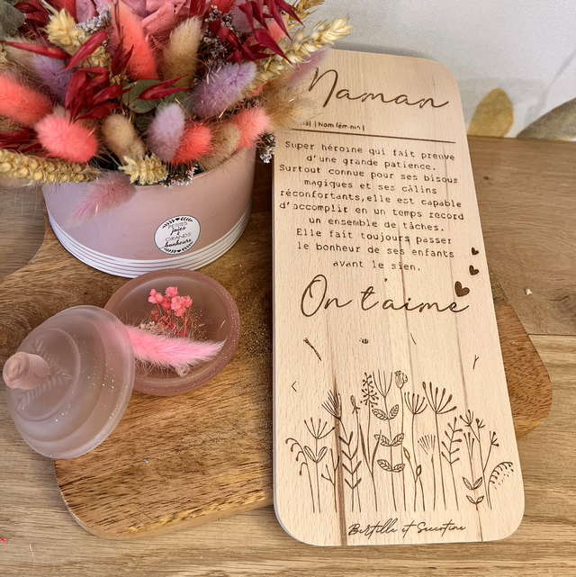 Planche à découper maman 