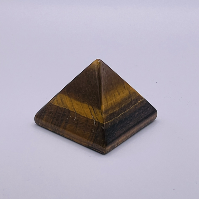 Tigers Eye Pyramid