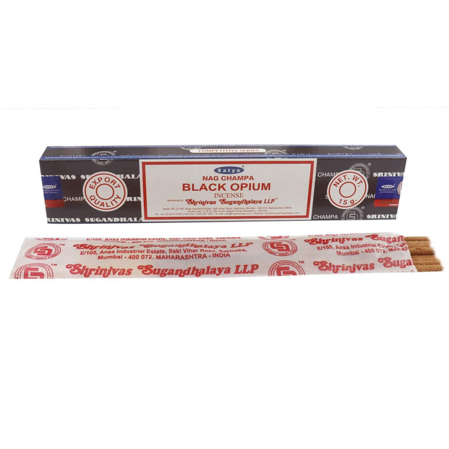 Satya Black Opium Incense Sticks