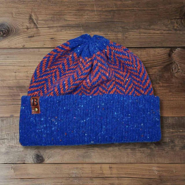 Soft Merino Wool Handmade Unisex Hat (Colour: Iron Bru)
