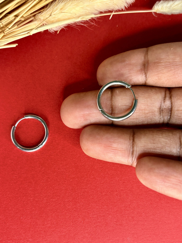 Boucles d'oreilles interchangeables Éléonore marbrée marron