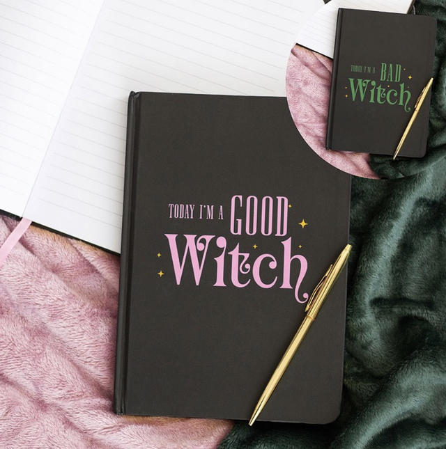 Good Witch / Bad Witch Reversible A5 Notebook