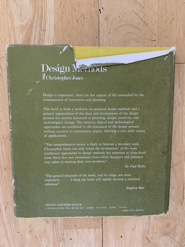 Design Methods: Seeds of Human Futures: 1980