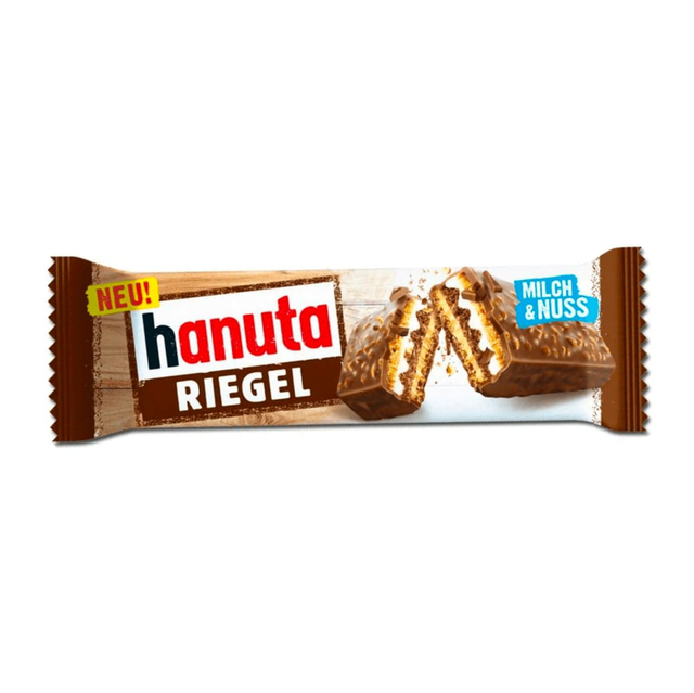 Hanuta Barre Chocolat Noisettes & Lait 