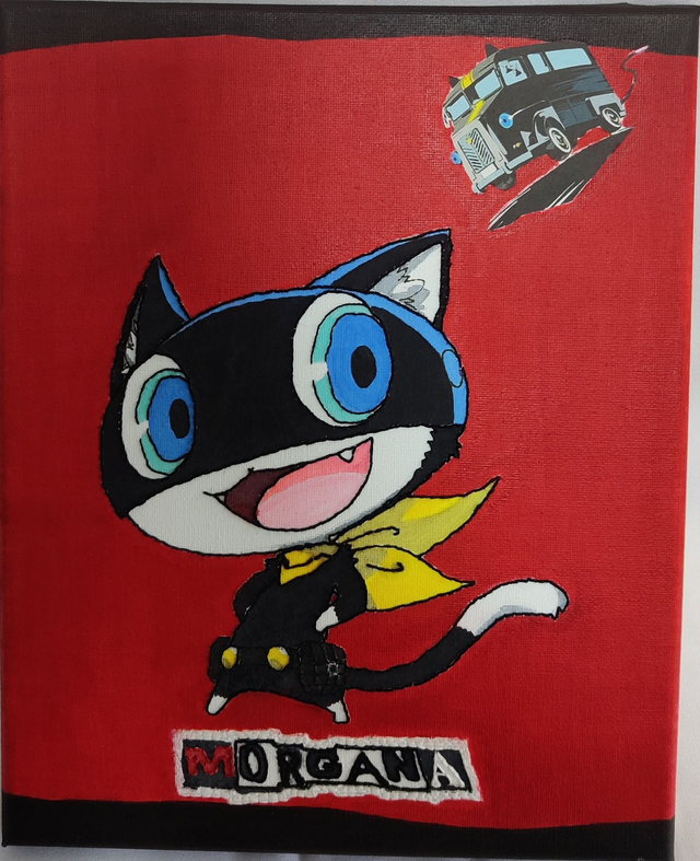Toile brodée Morgana Persona 5