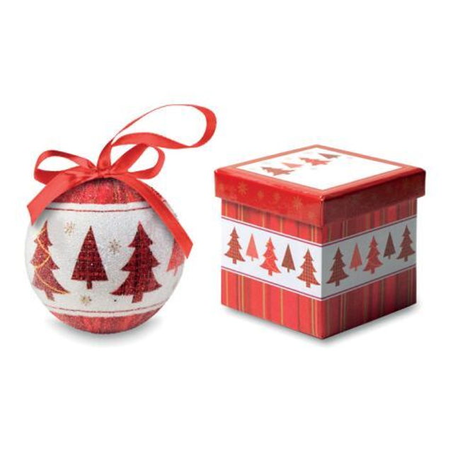 Christmas bauble in gift box