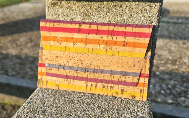 Porte-cartes tout en tissu de liège (divers imprimés) 