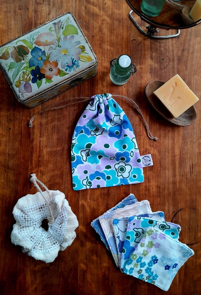 Kit zéro déchet " soin du corps" Bleu