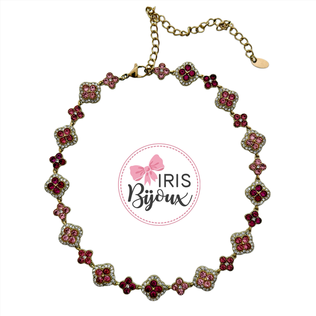 Choker Shine Flowers 