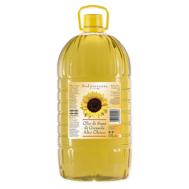 OLIO DI SEMI DI GIRASOLE ALTOLEICO 10 LT