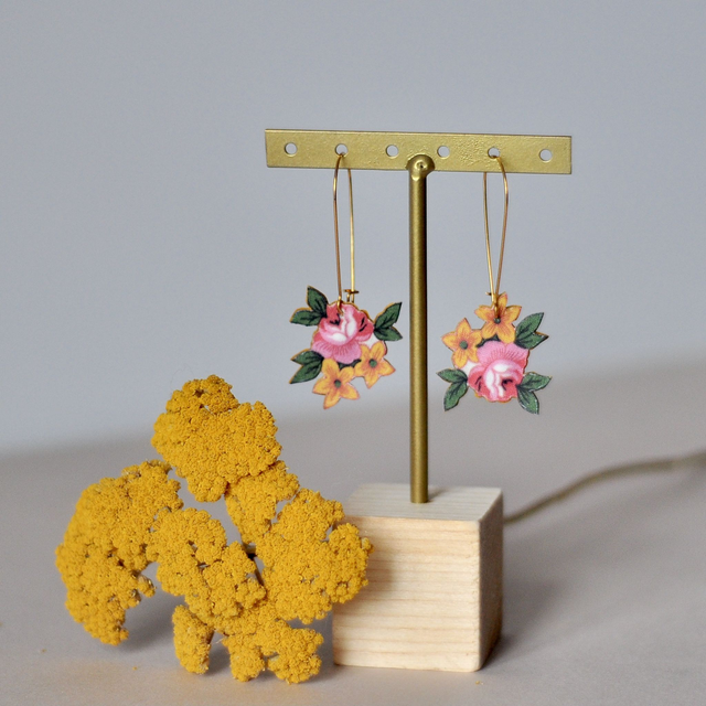 Boucles d'Oreilles BOUQUET Pendantes