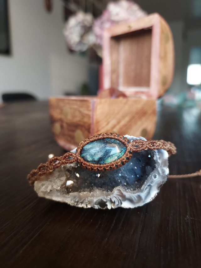 Chrysocolle et Cuivre natif