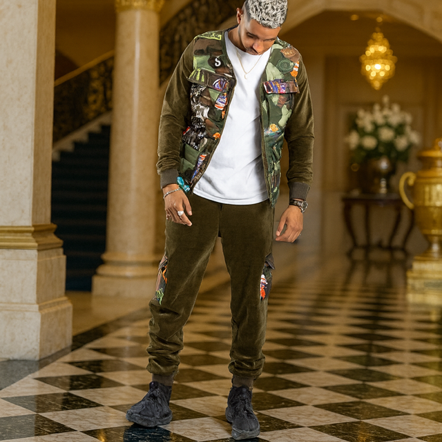 VESTE ET PANTALON EN VELOURS