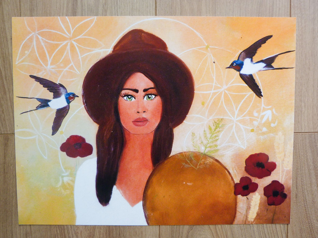 Art Print (Impression d'art) "Douceur Bohème "