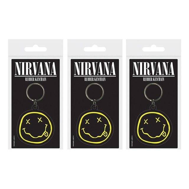Nirvana - Smiley Keyring