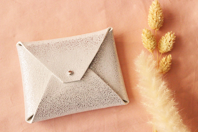 L'Enveloppe - Argenté&amp;BlancNacré