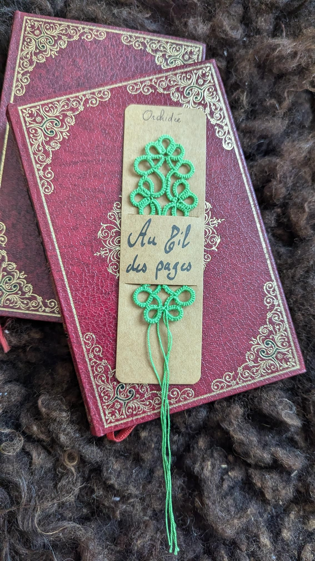 Marque-page Orchidée 