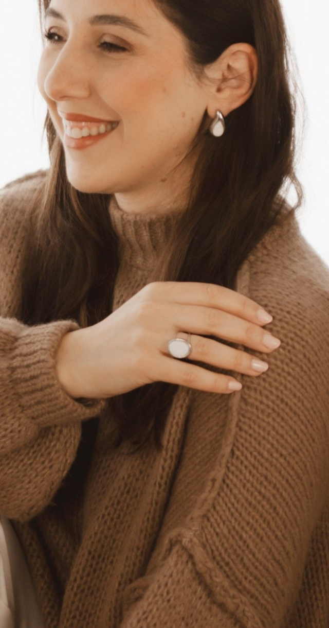 Ring with Polymer Clay ~ Classic