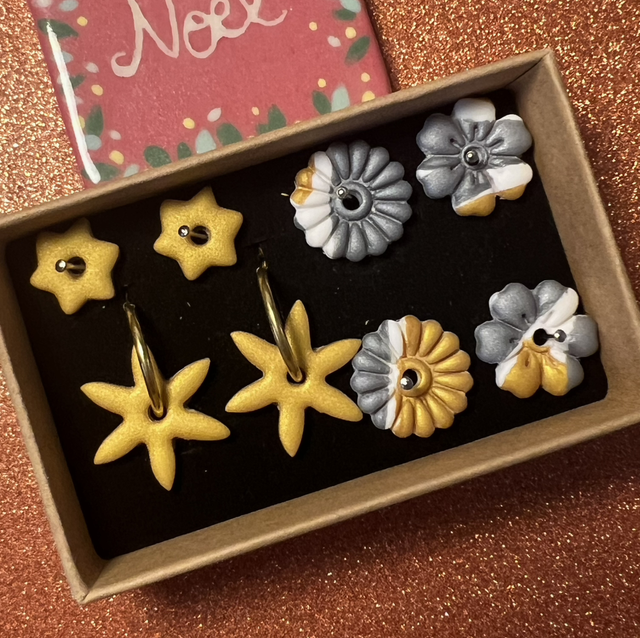 Coffret boucles d’oreilles -Édition Noël 