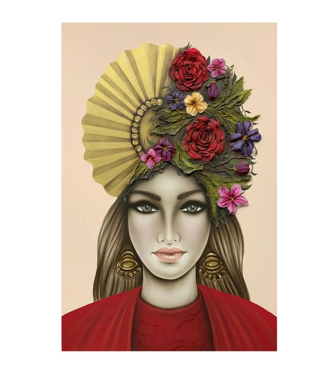 Art Maiora Quadro La Primavera Dipinto a Mano su Tela 150x100 cm