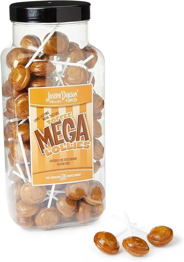 Joseph Dobson toffee lolly full jar