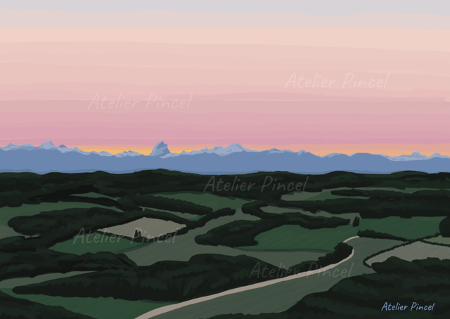 Carte Postale - Pyrénées et Vallée du Gabas