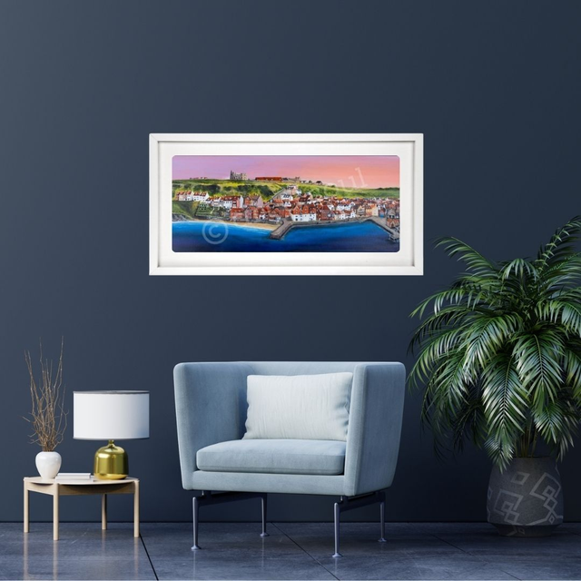 Sunrise at Whitby Print