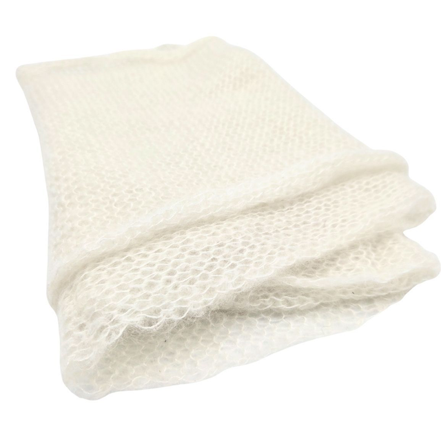 Écharpe Tricotée en Mohair et Soie - Moyenne